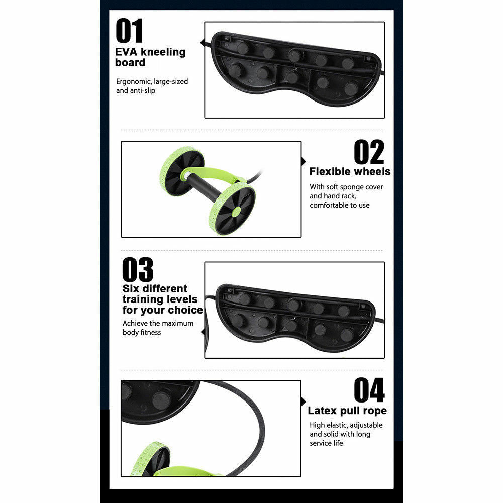 Abs Trainer Body Rip Total Body Gym Abdominal Resistance Exercise, Home Outdoor