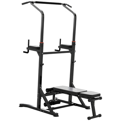 Power Tower Weight Bench Dip Stands Multifunction Pull-Ups Home Gym Fitness