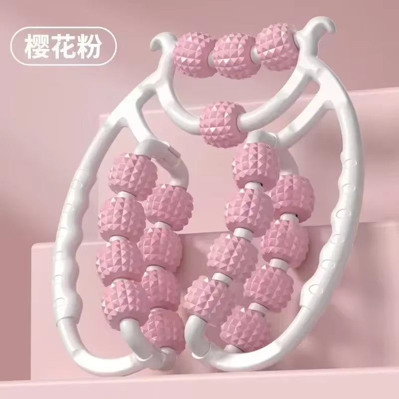 9/12/18 Rounds Massage Roller of Circular Leg Slimming Leg Massager Muscle Stretching Equipment Circular Leg Clamp