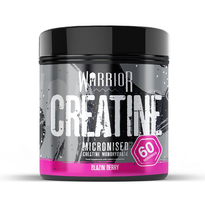 Creatine Monohydrate Powder 300G - Warrior Supplement - Micronised - 60 Servings