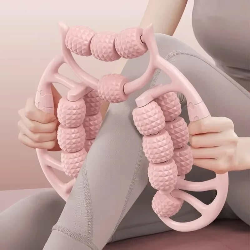 9/12/18 Rounds Massage Roller of Circular Leg Slimming Leg Massager Muscle Stretching Equipment Circular Leg Clamp