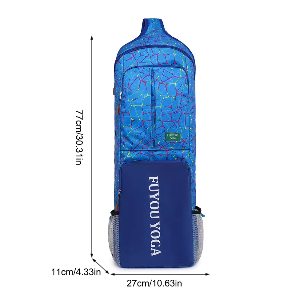 Fitness Training Yoga Mat Storage Bag Waterproof Portable Yoga Handbag Large Capacity for Yoga Pilates/Workout/Dancing/Gym