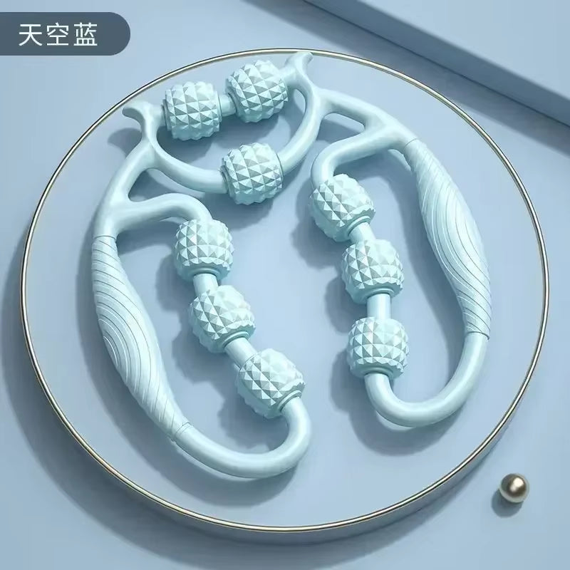 9/12/18 Rounds Massage Roller of Circular Leg Slimming Leg Massager Muscle Stretching Equipment Circular Leg Clamp