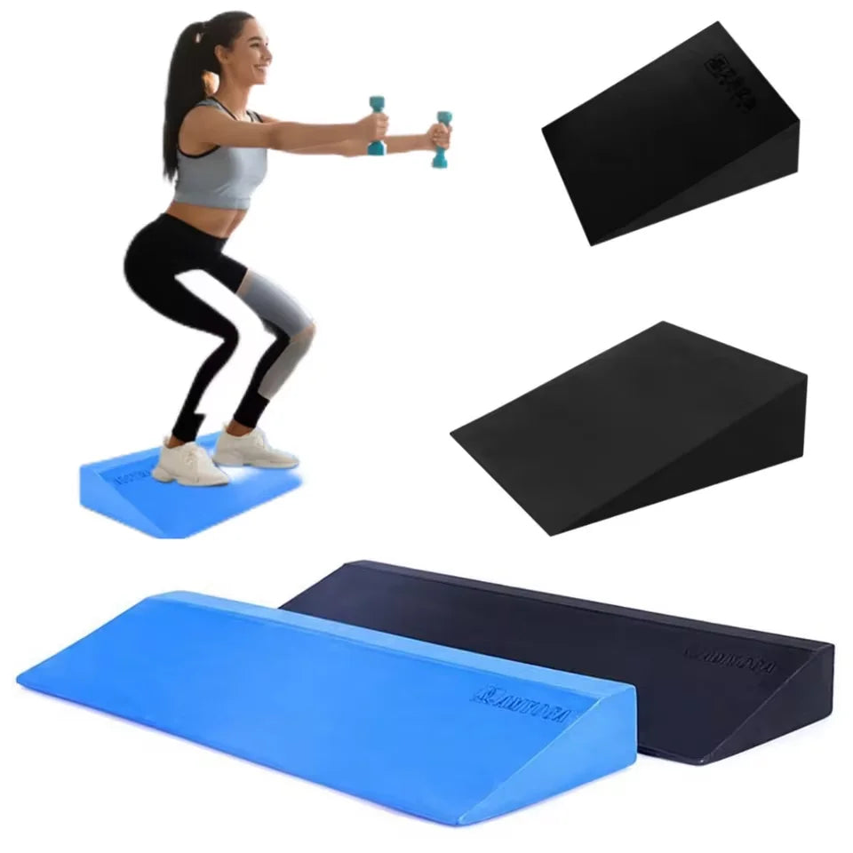 1/2Pcs Yoga Wedge Block EVA Foam Yoga Wedge Stretch Slant Board Wrist Lower Back Support Pilates Wedge Squat Fitness Accessories