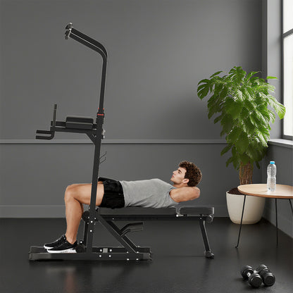Power Tower Weight Bench Dip Stands Multifunction Pull-Ups Home Gym Fitness