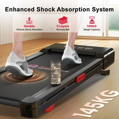 Walking Pad Treadmill for Home 9%Incline under Desk Treadmill 3.0HP Quiet Motor Walking Running Machine with LCD Displa