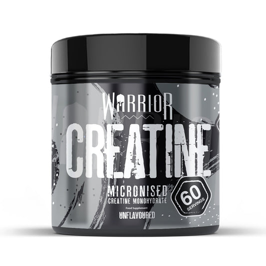 Creatine Monohydrate Powder 300G - Warrior Supplement - Micronised - 60 Servings