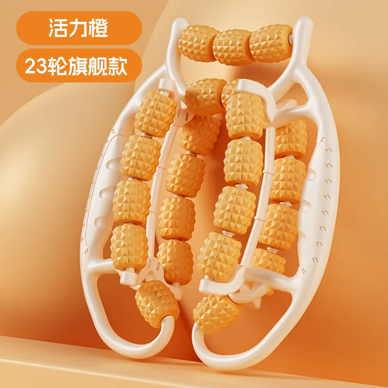 9/12/18 Rounds Massage Roller of Circular Leg Slimming Leg Massager Muscle Stretching Equipment Circular Leg Clamp