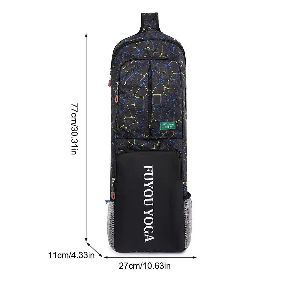 Fitness Training Yoga Mat Storage Bag Waterproof Portable Yoga Handbag Large Capacity for Yoga Pilates/Workout/Dancing/Gym